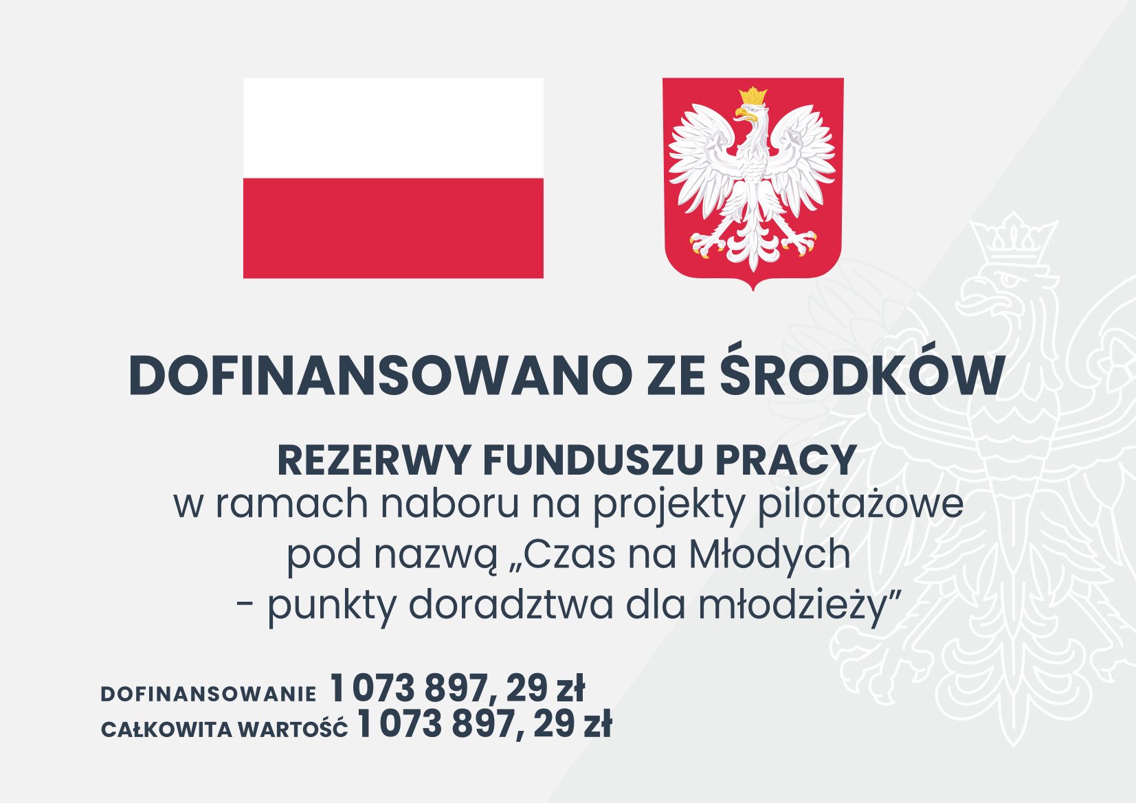 Dofinansowano ze środków rezerwy Funduszu Pracy